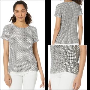 NIC-ZOE NWT “Moving Lines” Blouse Top Size L